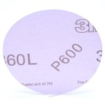 imagen de 3M Hookit Recubierto Óxido de aluminio Morada Disco de velcro - Óxido de aluminio - 3 pulg. - P600 - Extrafino - 19623