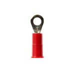 imagen de 3M Highland RV18-8Q Red Butted Vinyl Plastic Butted Ring Terminal - 0.93 in Length - 0.31 in0.31 in Wide - 0.145 in Max Insulation Outside Diameter - 0.07 in Inside Diameter - #8 Stud - 60046