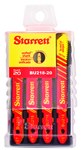 imagen de Starrett Bi-Metal Hoja de sierra de calar para cortar madera - 5/16 pulg. de ancho - longitud de 2 pulg. - espesor de.040 pulg - BU218-20