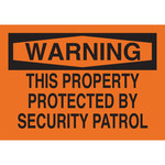 imagen de Brady B-401 Poliesterino de alto impacto Rectángulo Letrero de seguridad Naranja - 14 pulg. Ancho x 10 pulg. Altura - 95428
