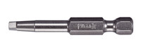 imagen de Vega Tools #1 Cuadrado Potencia Broca impulsora 190R1A - Acero S2 Modificado - 3 1/2 pulg. Longitud - Gris Gunmetal acabado - 00447