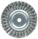imagen de Weiler 08975 Wheel Brush - 6 in Dia - Knotted - Standard Twist Steel Bristle