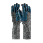 imagen de PIP Kut Gard 18-SD385 Blue/Gray Large Cut-Resistant Gloves - ANSI A6 Cut Resistance - Polyester Both Sides Coating - 14 in Length - 18-SD385L
