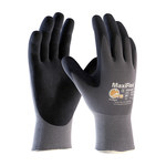 imagen de PIP MaxiFlex Ultimate 34-874 Black/Gray 2X-Small Nylon Work Gloves - EN 388 1 Cut Resistance - Nitrile Palm & Fingers Coating - 7.3 in Length - 34-874/XXS