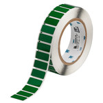 imagen de Brady THTEP-171-593-.5GN Rollo de etiquetas troqueladas para impresoras - 1.6 pulg. x 0.49 pulg. - Poliéster - Verde - B-593