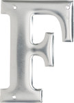 imagen de Brady 1600-F Etiqueta en forma de letra - F - Plateado