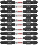 imagen de Bosch Impact Tough #3 Phillips Juego de puntas dobles ITDEPH325B - Acero De Aleación - 2.5 pulg. Longitud - 48417