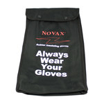imagen de PIP Novax Bolsa para guantes 148-21 148-2142 - Nailon - 10 pulg. x 15 pulg. - Negro - 45097