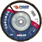 imagen de Weiler Tiger Ceramic Type 27 Flap Disc 50141 - Ceramic - 7 in - 80 - Medium