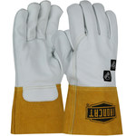 imagen de PIP Ironcat 6040 Natural Small Welding Glove - Wing Thumb - ANSI A4 Cut Resistance - 6040/S