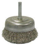 imagen de Weiler Stainless Steel Cup Brush - Unthreaded Stem Attachment - 2-1/2 in Diameter - 0.014 in Bristle Diameter - 14321