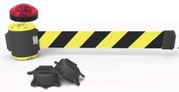 imagen de Banner Stakes Barrera magnética de pared con kit de luz MH5007L - Amarillo - banner stakes mh5007l