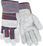 imagen de Red Steer 13155 White Large Cowhide Suede Leather Driver's Gloves - Wing Thumb - 13155-L