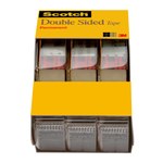 imagen de 3M Scotch 3136-SR Transparente Cinta de oficina - 1/2 pulg. Anchura x 250 pulg. Longitud - Doble cara Adhesiva - 67336