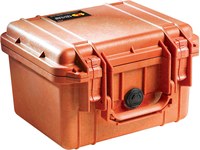 imagen de Pelican Protector Case 1300 WL/WF Protective Hard Case, Polypropylene, Polyurethane Foam Padding, 10.62 x 9.68 - 13002