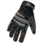 imagen de Ergodyne Proflex 710 Black Small Leather/Neoprene/PVC/Spandex/Terry Cloth Mechanics Gloves - EN 388 1 Cut Resistance - 16152
