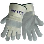 imagen de Global Glove Big Ole 2100 Gris/Blanco Grande Cuero Dividir Cuero Guantes de trabajo - 2100 LG