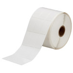 imagen de Brady THT-95-498-2.5-SC Rollo de etiquetas troqueladas para impresoras - 0.8 pulg. x 1.437 pulg. - Vinilo - Blanco - B-498
