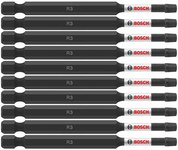 imagen de Bosch Impact Tough #3 Cuadrado Broca de potencia ITSQ335B - Acero De Aleación - 3.5 pulg. Longitud - 48372