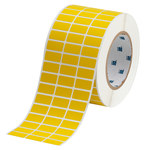 imagen de Brady THT-5-437-10-YL Rollo de etiquetas troqueladas para impresoras - 1 pulg. x 1/2 pulg. - PVF - Amarillo - B-437