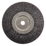 imagen de Weiler Polyflex 35135 Wheel Brush - 8 in Dia - Encapsulated Crimped Steel Bristle