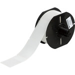 imagen de Brady B33-272-427 Cartuchos para impresora de transferencia térmica troquelados - 1.5 pulg. x 2.25 pulg. - Vinilo - Blanco/transparente - B-427