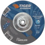 imagen de Weiler Tiger Aluminum Disco de corte y esmerilado 58222 - 7 pulg. - A/O óxido de aluminio AO - 30 - T
