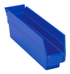 imagen de Quantum Storage Azul Polipropileno Contenedor de almacenamiento - Ancho 11-5/8 pulg. - Altura 4 pulg. - QSB100BL