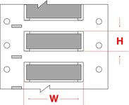 imagen de Brady Permasleeve 2HX-1000-2-GY-J-2 Funda de impresora troquelada - 0.984 pulg. x 1.236 pulg. - Gris - B-7642