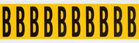 imagen de Brady B1534- Etiqueta en forma de letra - B - Negro sobre amarillo - 7/8 pulg. x 2 1/4 pulg. - B-946
