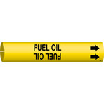 imagen de Bradysnap-On 4063-A Marcador de tubos - 3/4 pulg. to 1 3/8 pulg. - Plástico - Negro sobre amarillo - B-915