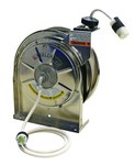 imagen de Reelcraft Industries LS 5000 Cord Reel - 45 ft Cable Included - Spring Drive - 15 Amps - 125V - Single Medical Grade Receptacle - 12 AWG - LS 5445 123 3M-WC