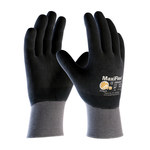 imagen de PIP MaxiFlex Ultimate 34-876 Black/Gray Large Lycra/Nylon Work Gloves - EN 388 1 Cut Resistance - Nitrile Full Coverage Coating - 9.1 in Length - 34-876/L