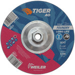 imagen de Weiler Tiger AO Rueda de desbaste con centro hundido 68373 - 7 pulg. - Óxido de aluminio - 24 - T