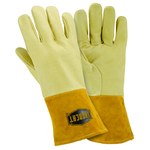 imagen de West Chester 6021 Off-White Large Grain Pigskin Welding Glove - Straight Thumb - 12 in Length - 6021/L
