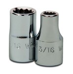 imagen de Williams JHW30207 12 Point Shallow Socket - 1/4 in Drive - Shallow Length - 1 in Length - 96404