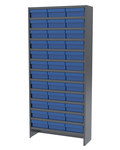 imagen de Akro-mils Sistema de estantería fijo ASC1279112 - Acero - 13 estantes - 36 gavetas - ASC1279112 BLUE