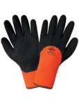 imagen de Global Glove Ice Gripster 338inT Negro/Naranja Pequeño Felpa Guantes resistentes a cortes - 810292-02529