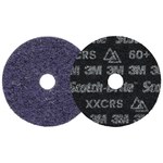 imagen de 3M Scotch-Brite Disco de acondicionamiento de superficies de cambio rápido 67237 - Cerámica con forma de precisión - 5 pulg. - X-Extra Grueso - 60+