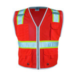 imagen de ML Kishigo 1710 Camisa de alta visibilidad 1710 LG - Grande - Malla 100% Poliéster - Rojo fluorescente - ANSI clase 2 - MLK 1710 LG