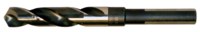 imagen de Cle-Line 1877 53/64 in Reduced Shank Drill C17051 - Right Hand Cut - Split 118° Point - Black & Gold Finish - 6 in Overall Length - 3.125 in Spiral Flute - High-Speed Steel - Reduced with 3 Flats Shan