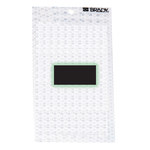 imagen de Brady 3010-DSH Etiqueta de puntuación - Perforar - Negro sobre plateado - 2 1/2 pulg. x 3 1/2 pulg. - B-309