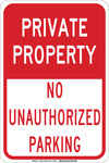 imagen de Brady B-555 Aluminio Rectángulo Cartel de información, restricción y permiso de estacionamiento Blanco - 12 pulg. Ancho x 18 pulg. Altura - 129600