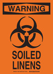imagen de Brady B-401 Poliestireno Rectángulo Letrero de peligro biológico Naranja - 10 pulg. Ancho x 14 pulg. Altura - 14684