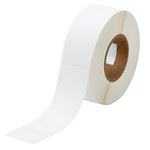 imagen de Brady Freezerbondz THT-157-490-3 Rollo de etiquetas troqueladas para impresoras - 2.2 pulg. x 1 1/2 pulg. - Poliéster - Blanco - B-490
