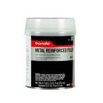imagen de 3M Bondo 90451 Base y acelerador (B/A) Rellenador Metalizado Masilla 0.7 pt Lata Relleno de 11.2 fl. oz, Endurecedor de 0.37 fl. oz
