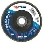 imagen de Weiler Tiger Type 29 Flap Disc 50651 - Zirconium - 6 in - 80 - Medium