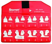 imagen de Starrett Acero Juego de medidores de radio - S167AZ