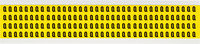 imagen de Brady 3400-Q Etiqueta en forma de letra - Q - Negro sobre amarillo - 1/4 pulg. x 3/8 pulg. - B-498