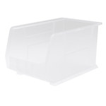 imagen de Akro-mils Akrobin 60 lb Transparente Polímero de grado industrial Colgado/Apilado Contenedor de almacenamiento - longitud 18 pulg. - Ancho 11 pulg. - Altura 10 pulg. - Compartimientos 1 - 30260SCLAR
